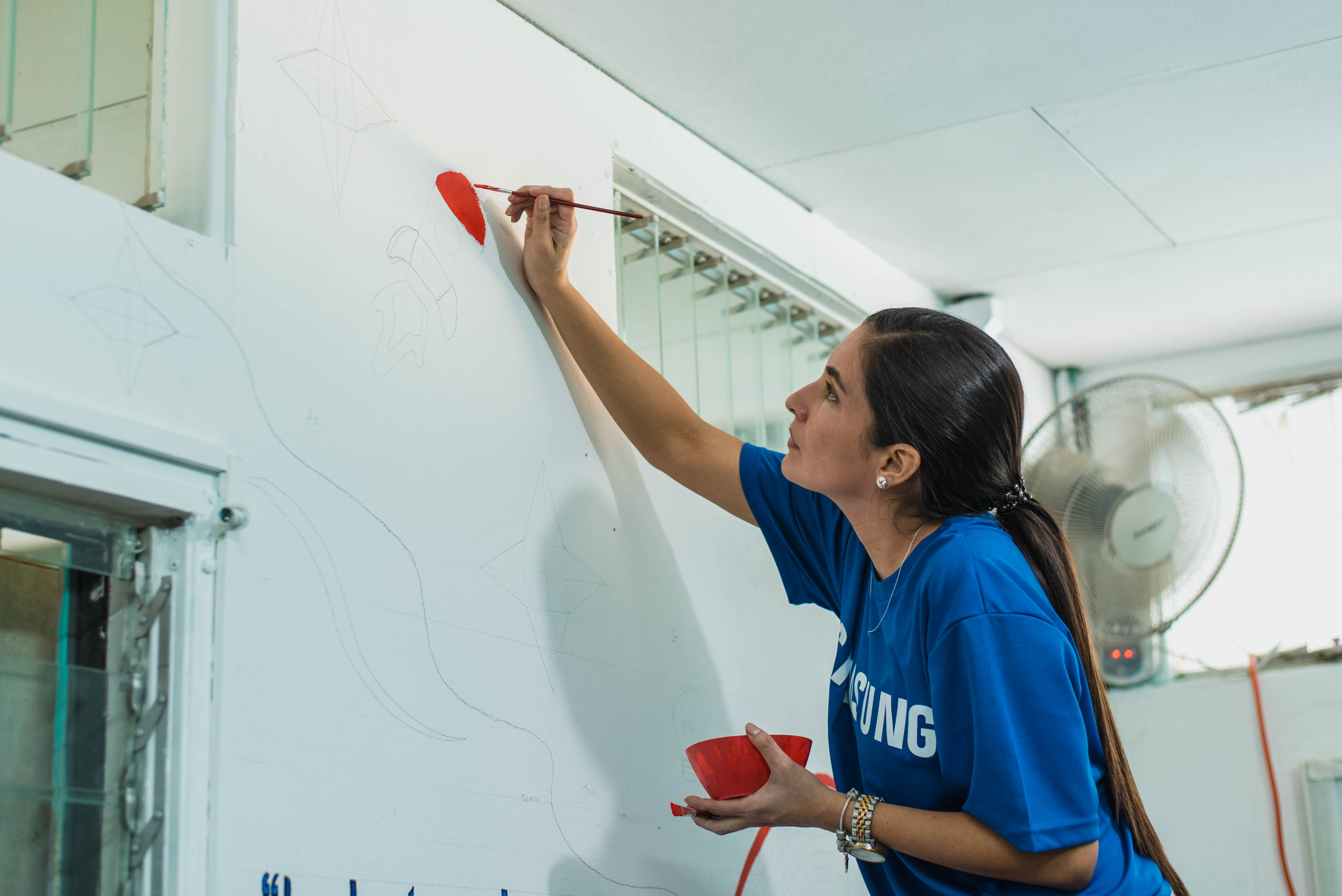 Samsung crece en la región gracias a las manos de sus voluntarios